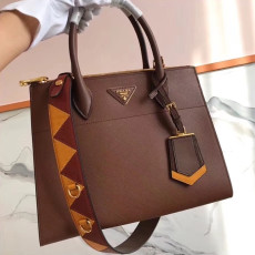 [커스텀급]Prada Paradigm Tote Shoulder Bag,31cm - 프라다 패러다임 토트 숄더백 ,1BA102-3,31cm,브라운