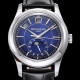 Patek Philippe 파텍필립 컴플리케이션 5205G-013 에뉴얼 캘린더 40MM UP!! 데이-데이트 문페이즈 엘레강스 선버스트 다이얼 Cal.324 S C 오토매틱 무브먼트 pat0383 - Patek Philippe Baselworld 2018 New Complications Annual Calendal Day-Date Moonphase Elegant Sunburst Dial Cal.324 S C Automatic Movem