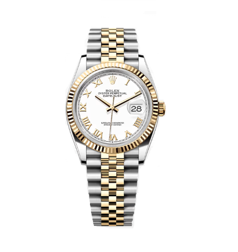 35위 (실사영상) Rolex 로렉스 최고급형!!데이져스트 m126233-0029 드레스워치 넘버원 18K 옐로골드 투톤 콤비 화이트 다이얼 브레이슬릿 스위스 ETA 2836-2 오토매틱 무브먼트 rol0559 - Rolex TOP Grade Quality DATE-JUST Dress Watch NO.1 18k Yellow Gold Noob White Dial Bracelet Automatic Movement