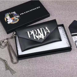 [PRADA]프라다 레더 클러치백 1MF175-1