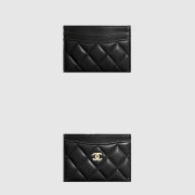 28위 CHANEL 샤넬 카드지갑 캐비어 은장