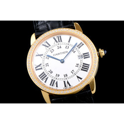 [Cartier]까르띠에 롱드솔로 36mm 쿼츠-10 WR000451