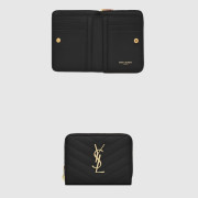 26위 Saint Laurent 생로랑 캐비어 금장 반지갑 Y403723