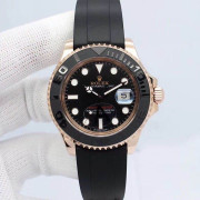 23위 Rolex 로렉스 최신버전 1:1 베스트 에디션 요트마스터 116655 블랙 세라믹 베젤 블랙 다이얼 러버스트랩 오토매틱 무브먼트 rol0461 - Rolex Yacht-Master Black Ceramic Bezel Automatic Movement Black Rubber Strap