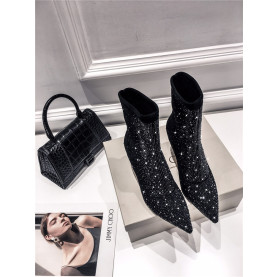 JIMMY CHOO 지미추 여성용 부츠힐 (힐높이7.5CM) J449911 신상