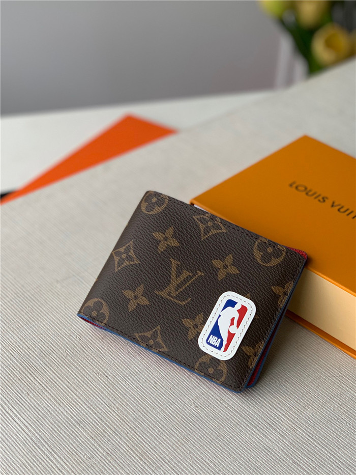 Louis Vuitton 루이비통 NBA 멀티플 모노그램 반지갑