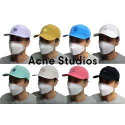 Acne Studios 아크네스튜디오 파스텔 컬러 페이스 T&T 나일론 워시드 스토퍼 6패널 캡 [남녀공용]