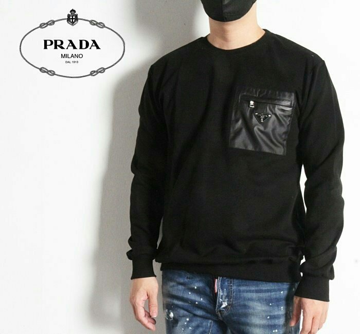 PRADA 프라다 포켓 맨투맨