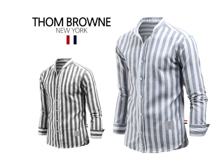 Thom Browne 톰브라운 차이나카라 스트라이프 셔츠