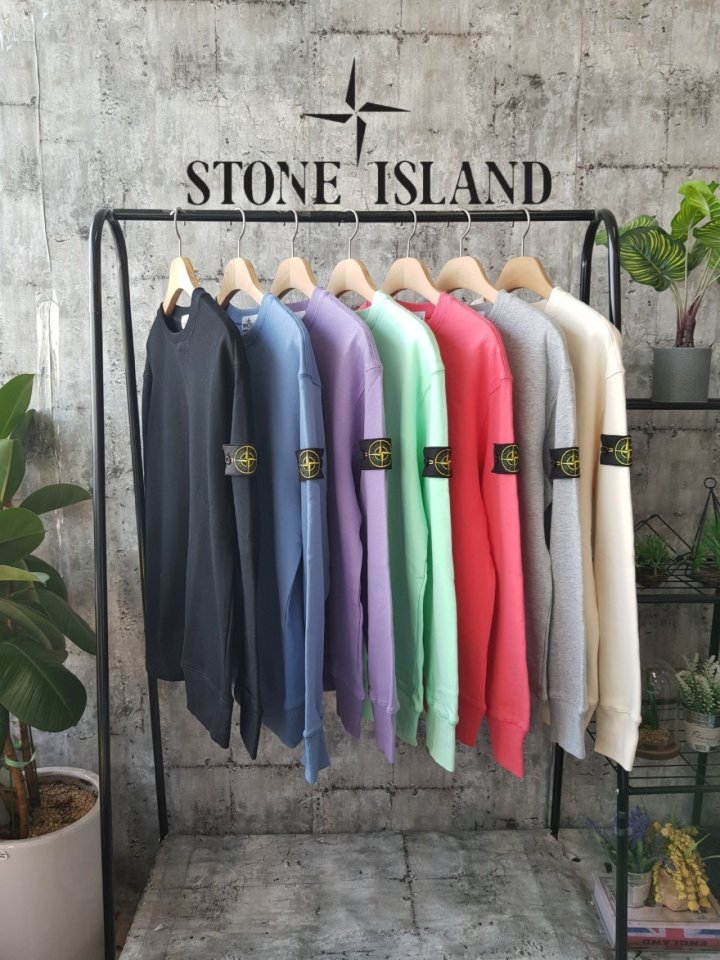 Stone Island 스톤앙리랜드 파스텔 맨투맨