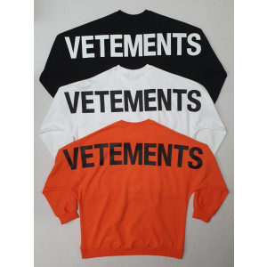 Vetements  베트멍 통절개 맨투맨 　