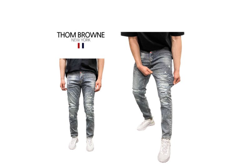 Thom Browne   톰브라운 디스트로이드 스판 청바지