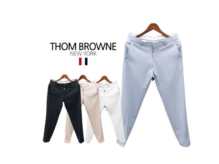 Thom Browne 톰브라운 포인트 TR 9부 슬랙스