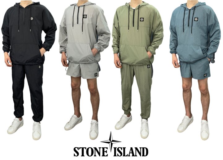 Stone Island 스톤아일랜드 스몰컴퍼스와팬 나일론 워셔 메탈 3피스 세트