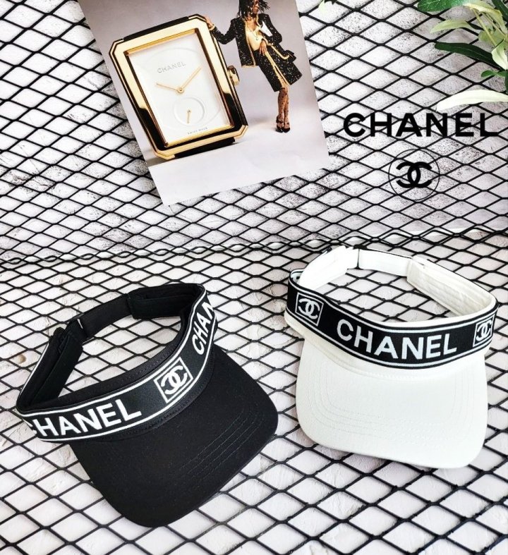 Chanel  샤넬 로고 썬캡