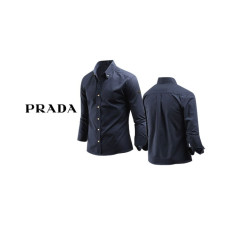 PRADA 프라다  플레이트 캐주얼 셔츠