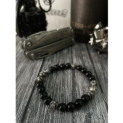 Chrome Hearts 크롬하츠 CH 클래식 NEW로고 실버 비즈볼 8mm 브레이슬릿(팔찌) silver.925 [1:1제작]