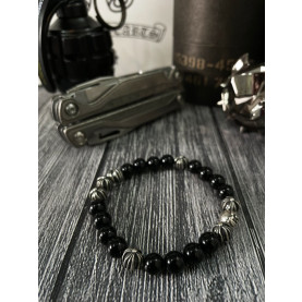 Chrome Hearts 크롬하츠 CH 클래식 NEW로고 실버 비즈볼 8mm 브레이슬릿(팔찌) silver.925 [1:1제작]