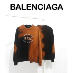 BALENCIAGA 발렌시아가 런웨이 블리치드 커플 맨투맨