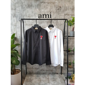 AMI 아미 레드하트 스판셔츠