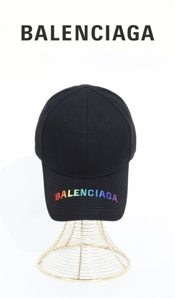 BALENCIAGA 발렌시아가 레인보우 볼캡