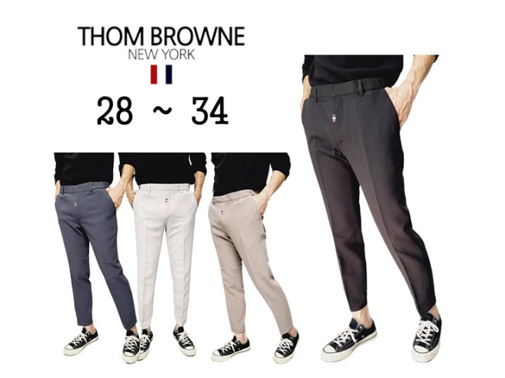 Thom Browne 톰브라운 F/W 히든밴딩 9부 슬랙스