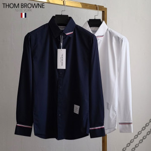 Thom Browne 톰브라운 카라라인 소매삼선 셔츠