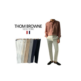 Thom Browne  톰브라운 포인트 히든밴딩 9부 슬랙스