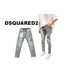 DSQUARED2 디스퀘어드2 워크 패치 워싱 청바지