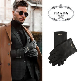 Prada  프라다 로고장식 커플장갑