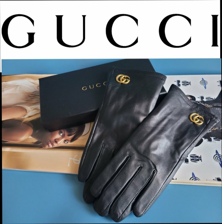 Gucci 구찌 여성용 마몬트 레더장갑