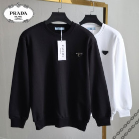 Prada 프라다 가슴패치 베이직 맨투맨