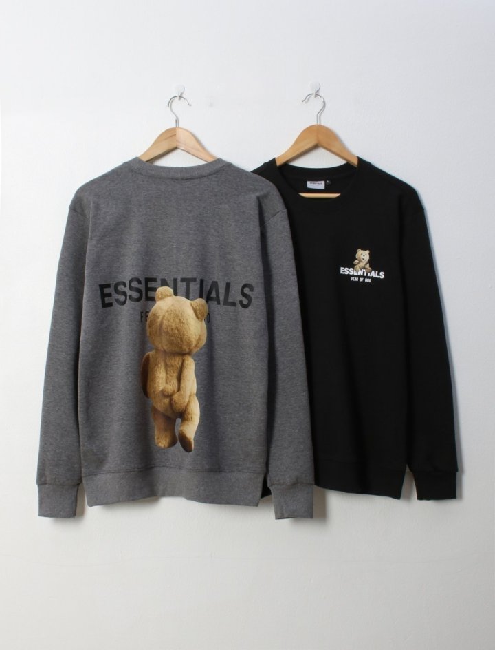 Essentials 피어오브갓 에센셜 베어 맨투맨