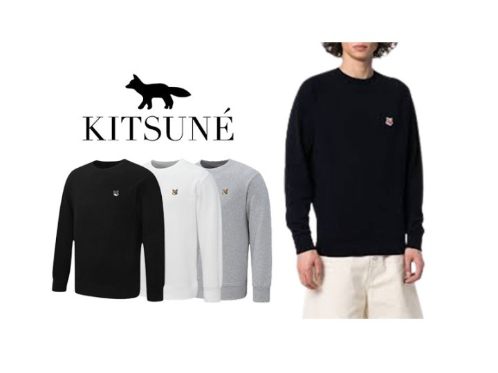 Maison Kitsune 메종키츠네 베이직 헤드폭스 맨투맨