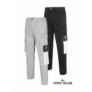 Stone Island  스톤아일랜드 가먼트다잉워싱 포켓 카고팬츠 (레귤러핏)