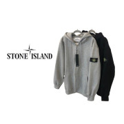 Stone Island  스톤아일랜드 와펜 소프트 쮸리 후드집업