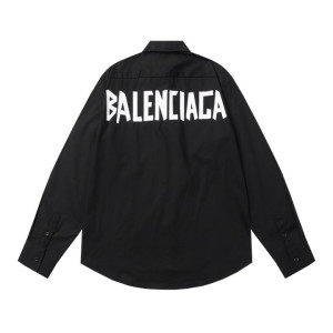 BALENCIAGA 발렌시아가 테잎 백로고 셔츠