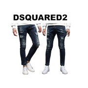 DSQUARED2 디스퀘어드2 마린 스판 커팅 청바지