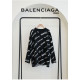 BALENCIAGA 발렌시아가 여성 레터링 라운드 니트 티셔츠