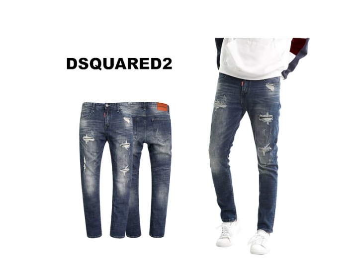 DSQUARED2 디스퀘어드2 덧뎀 디스트로이드 청바지