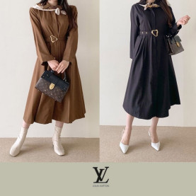 OUIS VUITTON 루이비통 23FW 코튼믹스 원피스