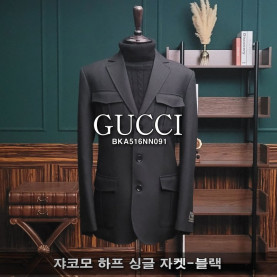 GUCCI 구짜 쟈코모 하프 싱글 자켓