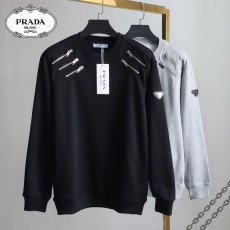 PRADA 프라다 어깨지퍼 맨투맨