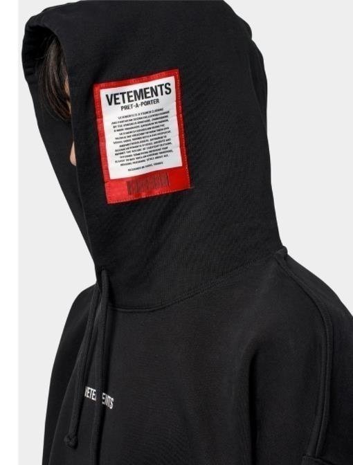 Vetements 베트멍 신형로고패치 후드