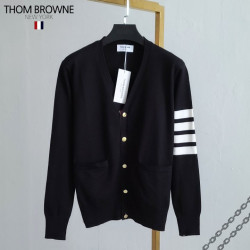 Thom Browne 톰브라운 사선완장 골드바클 가디건