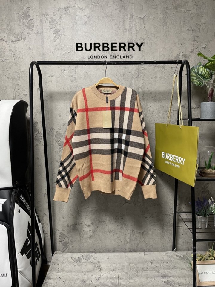 Burberry 버버리 체크니트