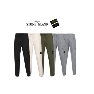 Stone Island 스톤아일랜드 뒤포인트 코튼 카고 밴딩 바지