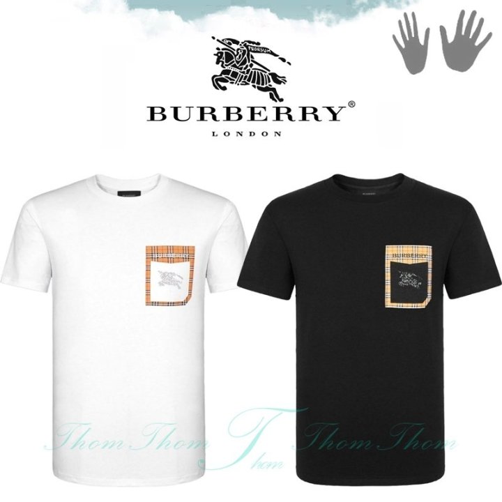 Burberry  버버리 포켓 큐빅기사 라운드티