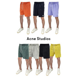 Acne Studios 아크네스튜디오 톤앤톤 와팬 백로고 쿨링 밴딩 하프 팬츠