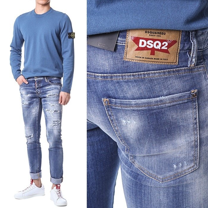 DSQUARED 2 디스퀘어드2  메이플로고 슈퍼디스트로이드진